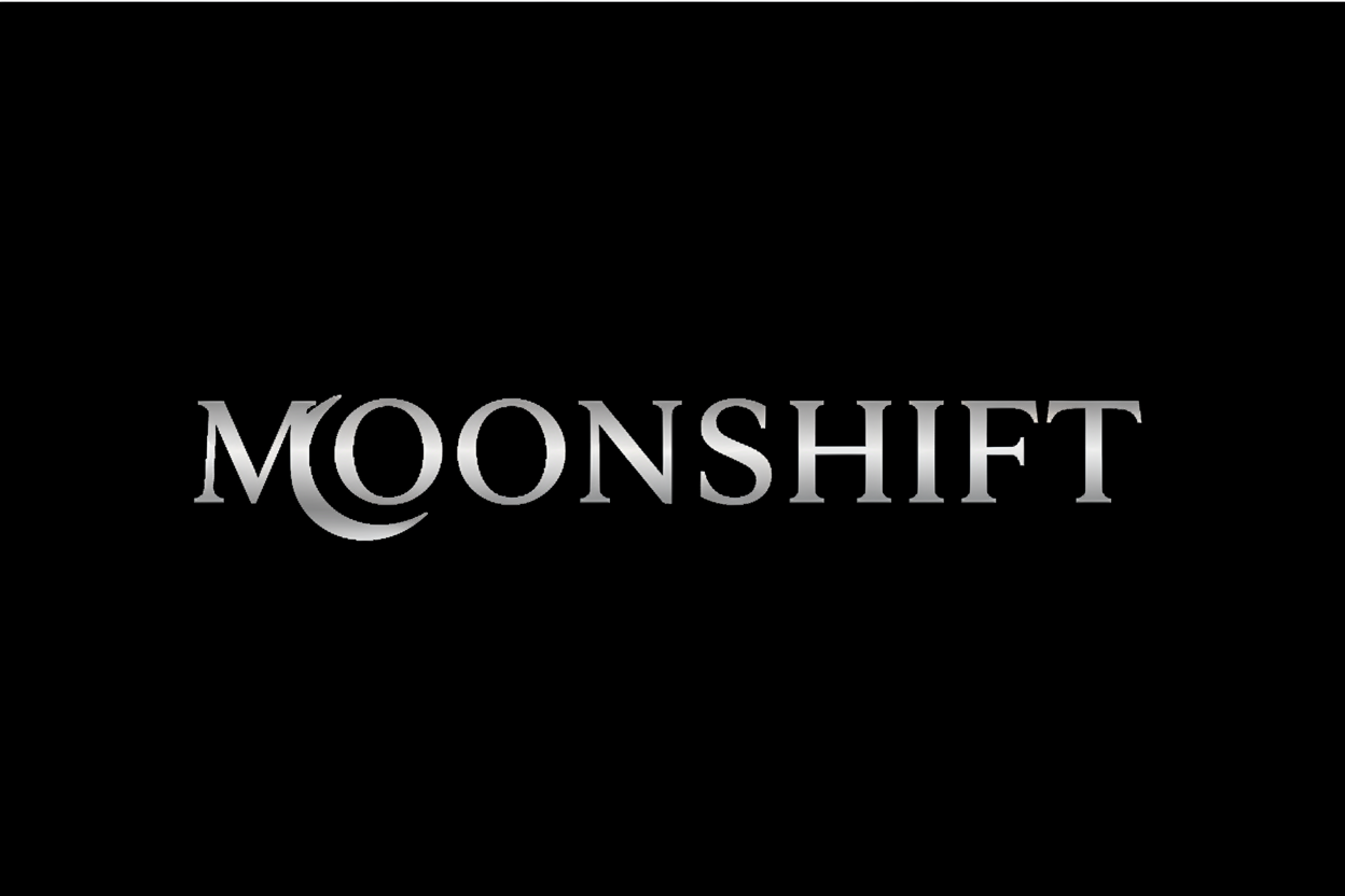 MOONSHIFT logo in silver